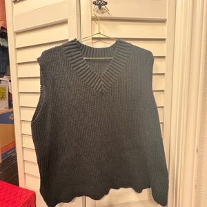 Men's Black Sweater Vest
